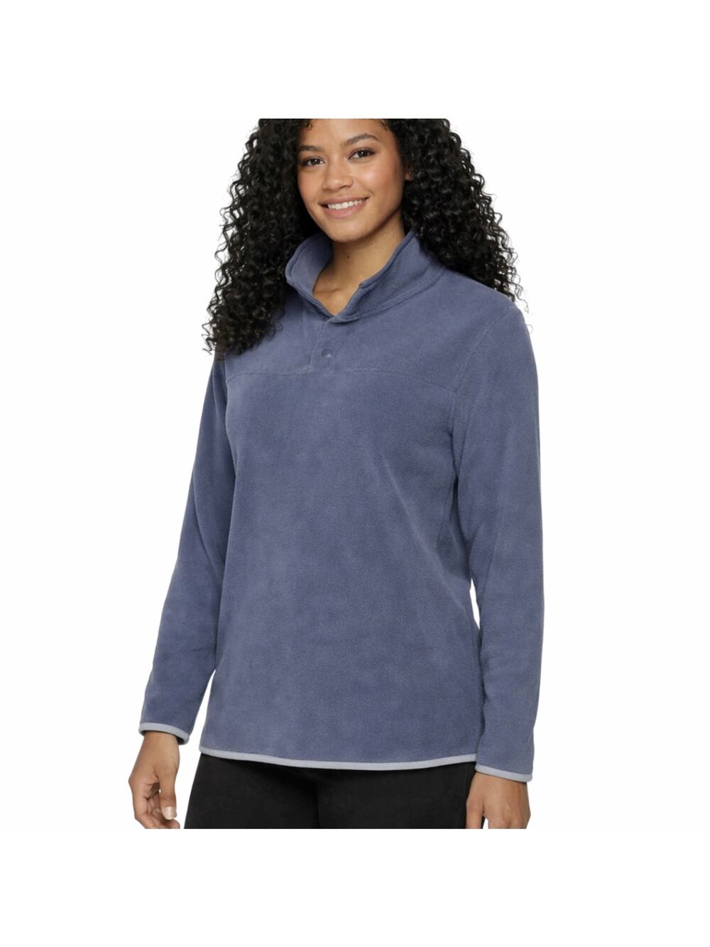 32 Degrees Womens 1/4 Snap Pullover, Vintage Indigo, Size XL - NWT W5XL